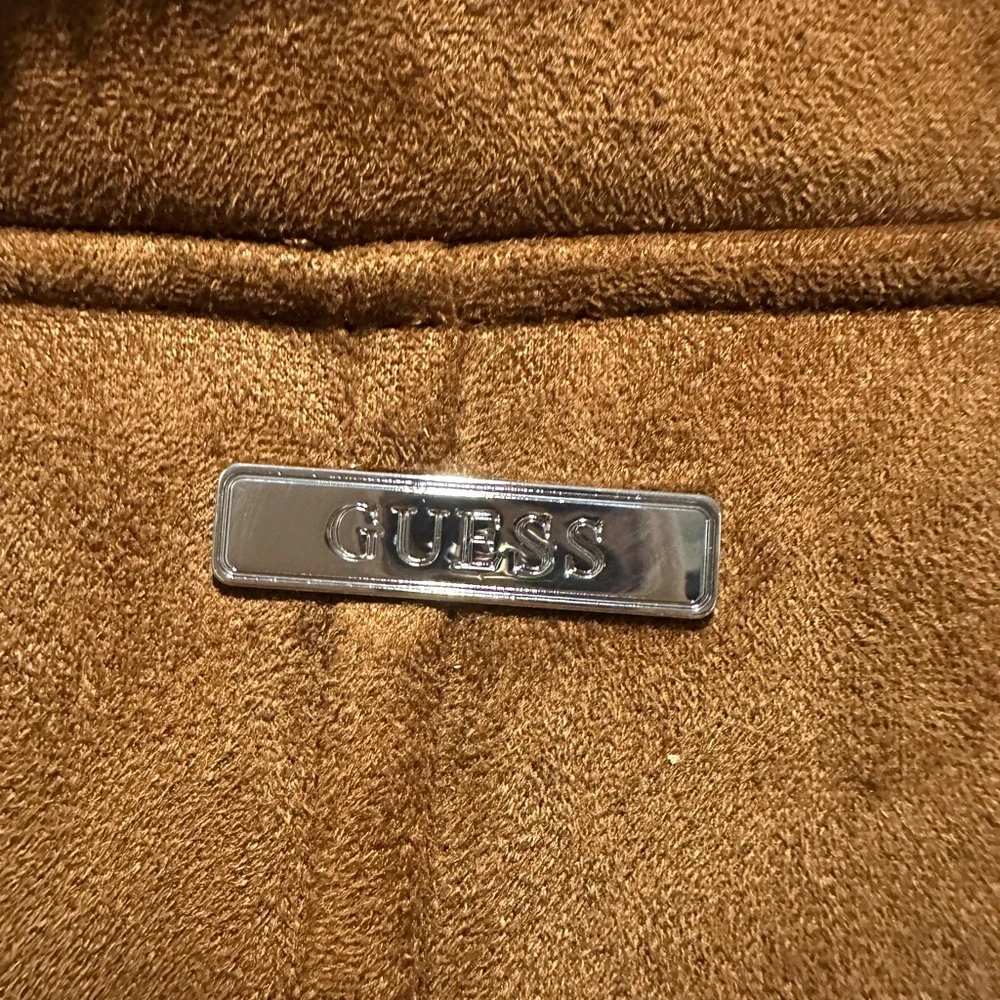 Guess Faux Fur Shearling Double Breasted Overcoat size Medium Mew with tags
